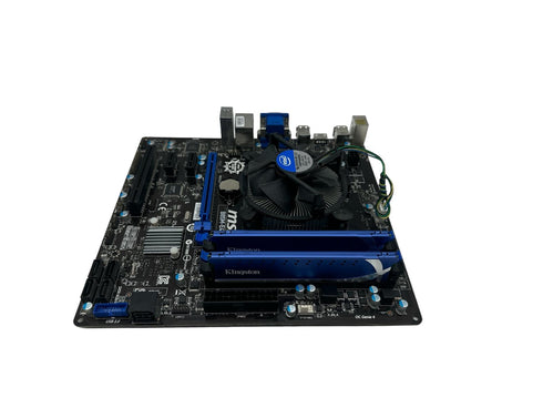 Moderkort Msi B85M-E45 LGA1150 med Processor intel core i5 och RAM minne