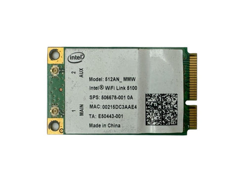 Link Intel 5100 Wifi 512an_mmw 300m Mini Pci-e Wireless Wlan Card 2.4/5ghz