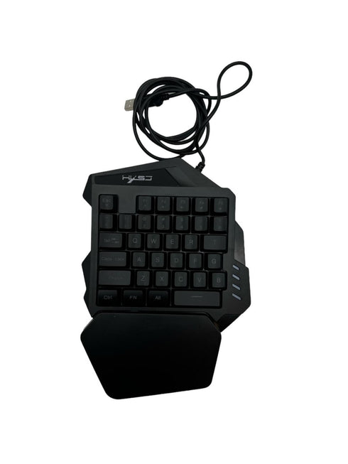 Hxsj v100 enhands tangentbord med bakgrundsbelysning 35 nycklar spel