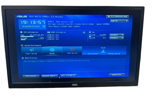 Moderkort ASUS B85M-G med Processor intel core i5-4690k(och RAM minne 8GB