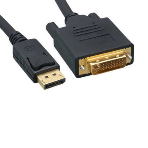 DisplayPort ha-DVI-D ha Svart 2 m