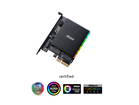 Akasa M.2 PCIe och M.2 SATA SSD Adapter