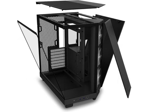 NZXT H6 Flow Case Dual Chamber RGB Mid Tower (svart)