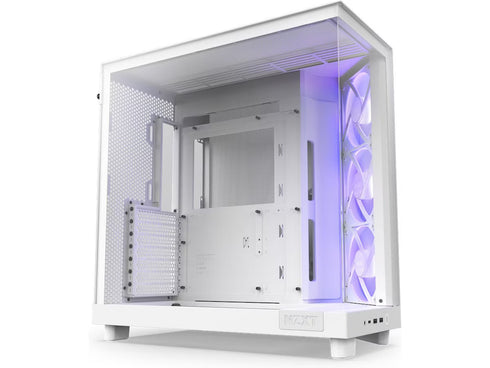 NZXT H6 Flow Case Dual Chamber RGB Mid Tower (svart)