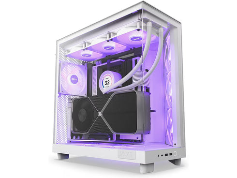 NZXT H6 Flow Case Dual Chamber RGB Mid Tower (svart)