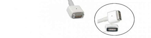 Apple MagSafe 85W -nätadapter model 1290 Laddare till MacBook (beg)