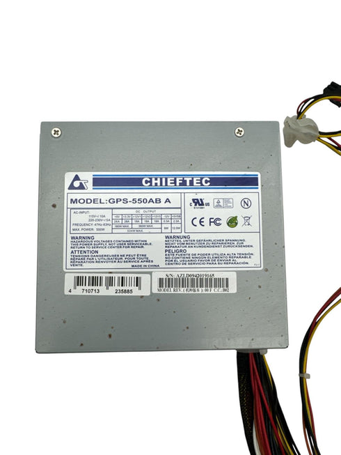 Chieftec GPS-550AB A nätaggregat 550W (beg)