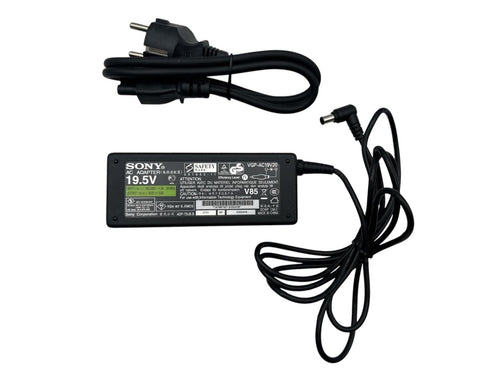 Original Sony Laddare AC Adapter VGP-AC19V20 -19,5V 3,9A med nätsladd (beg)