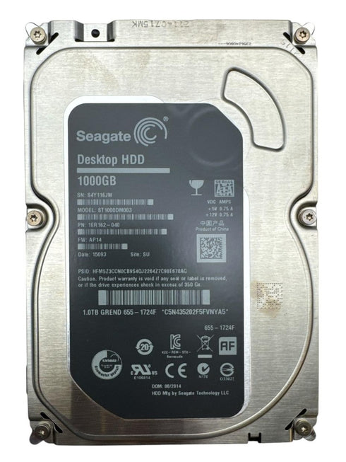 Seagate Desktop HDD hårddisk 1000gb -3.5 Intern hårddisk (beg)