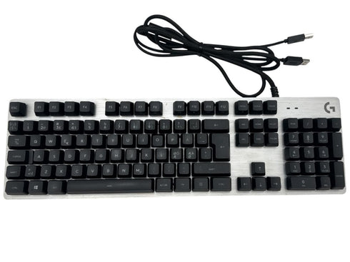 Logitech G413 Silver – Mekaniskt Gamingtangentbord, Nordisk Layout