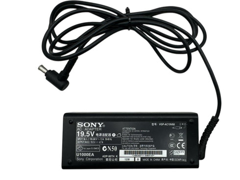 Original Sony Laddare AC Adapter VGP-AC19V60-19,5V 4,7A med nätsladd (beg)