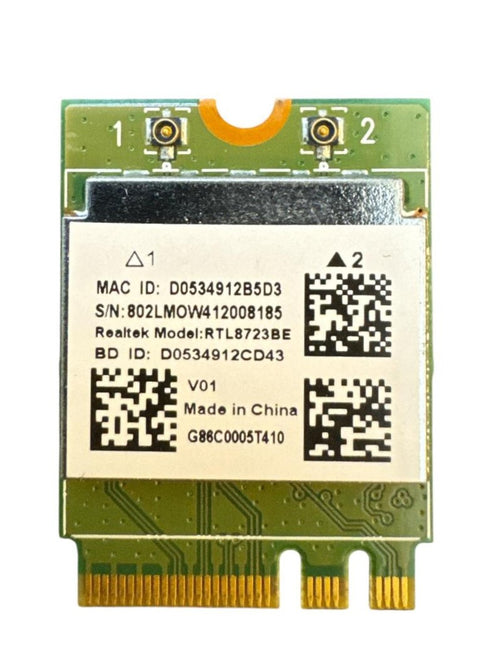 Realtek RTL8723BE trådlöst nätverkskort (Wi-Fi och Bluetooth)