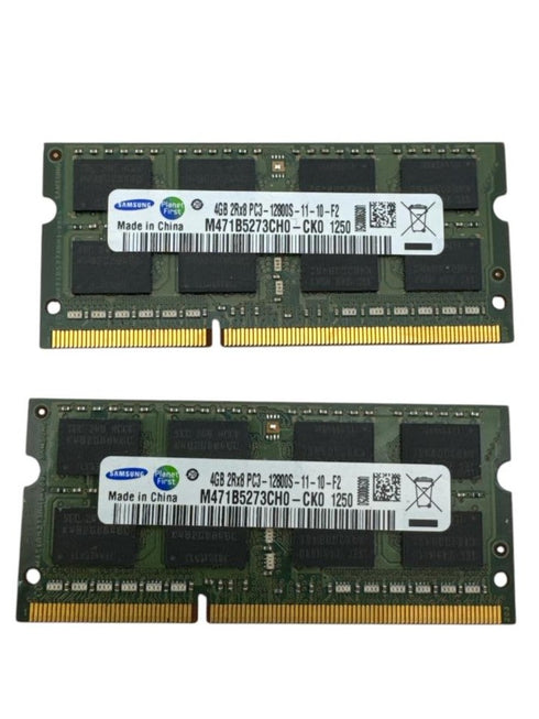 2st RAM-minnen Samsung 8GB 2X4GB DDR3L PC3L-12800S