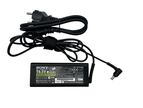 Original Sony Laddare AC Adapter VGP-AC19V42 -19,5V 4,7A med nätsladd (beg)