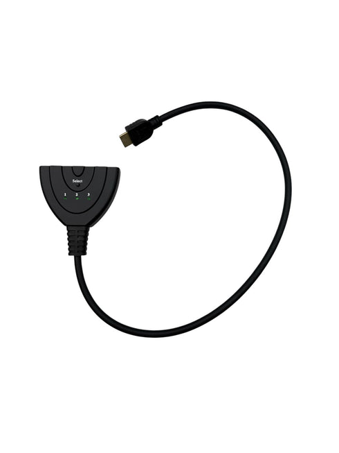 HDMI-switch 3 ingångar 1080P - Svart