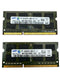 2st RAM-minnen Samsung 8GB 2X4GB DDR3L PC3L-10600S