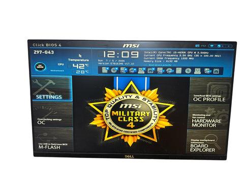 Moderkort MSI Z97-G43 med Processor och RAM minne