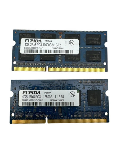 2st RAM-minnen Elpida 8GB 2X4GB DDR3L PC3L-10600S