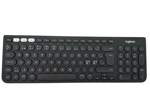 Logitech K780 multi-device trådlöst tangentboard Nordisk - Svart (beg)