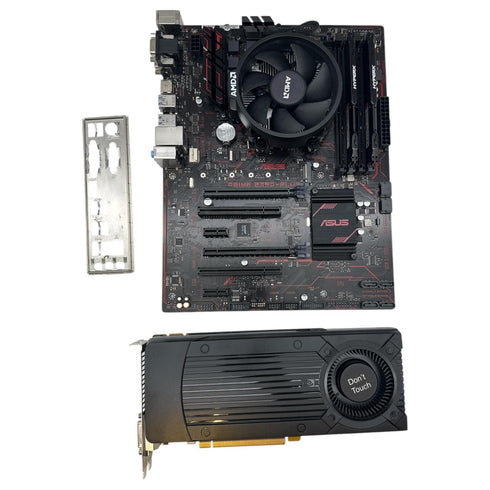 Uppgraderingspaket ASUS PRIME B350-PLUS + Ryzen 3 1300X + 8GB DDR4 + GTX 960 2gb DDR5