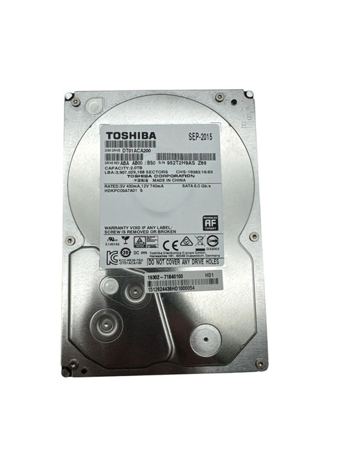 Toshiba 1.0TB 3.5 HDD-hårddisk (beg)