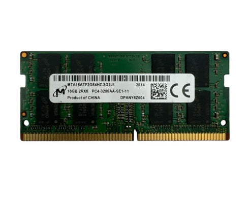 16GB DDR4 1x16GB Micron SODIMM 2Rx8 PC4-3200AA 3200Mhz RAM Minne (beg)