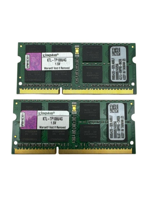 2st RAM-minnen Kingston 8GB 2X4GB DDR3L PC3L-Kingston KTL-TP1066