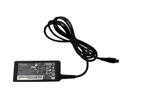 Chicony Laddare/AC-adaptrar modell (A16-045N1A) Typ USB-C. (beg)