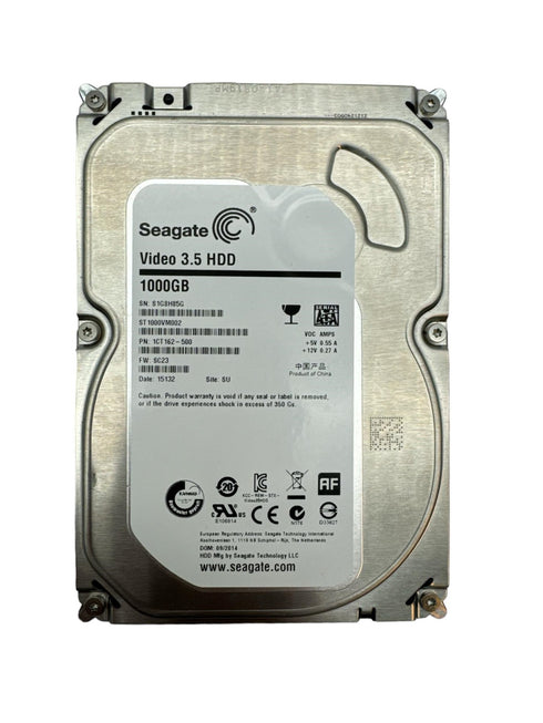 Seagate Video 3.5 HDD Intern hårddisk Bare Drive - 1000 GB (ST1000VM002)