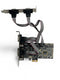 4-portars Native PCI Express RS232 seriellt adapterkort