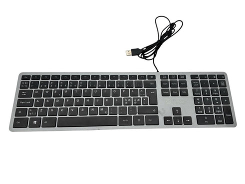 Voxicon Wired Slim Metal Tangetbord 280 Nordisk (beg)