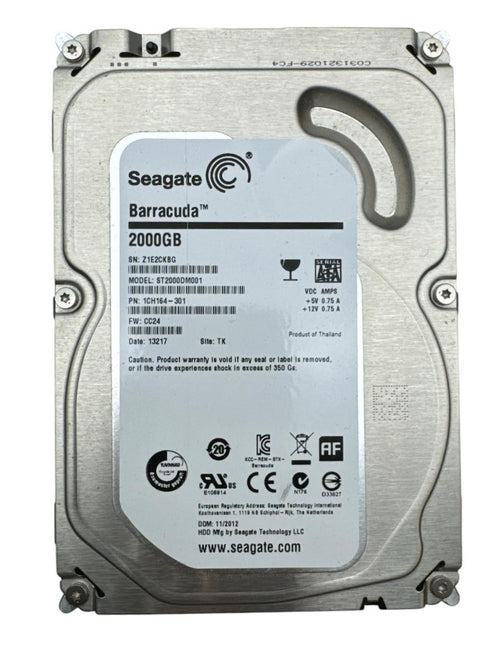 Seagate Desktop HDD hårddisk 2000gb -3.5 Intern hårddisk (beg)
