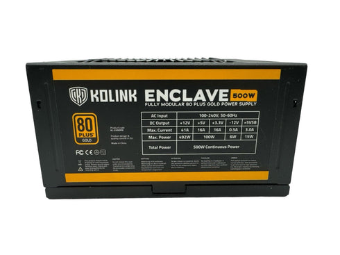 Kolink Enclave PC home charger 500W ATX 80 PLUS gold