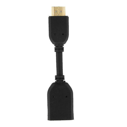 HDMI hane till hona förlängningsadapter kabel guldpläterad stöder 3D- och 4K-upplösning för Blu-ray-spelare 3D-TV PS3 PC-stereon