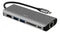 USB-C dockningsstation Deltaco USBC-1266 (beg)