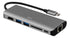 USB-C dockningsstation Deltaco USBC-1266 (beg)