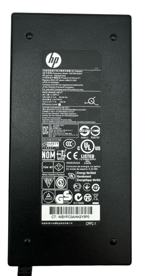 Begagnad original hp 150w laddare 7.5mm HSTNN-CA27