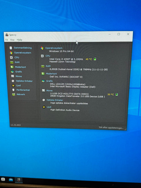 Dell OptiPlex 3020 Micro 8GB 120SSD