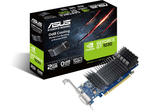 ASUS GeForce GT 1030 Silent - 2GB GDDR5 RAM - Grafikkort (Beg)