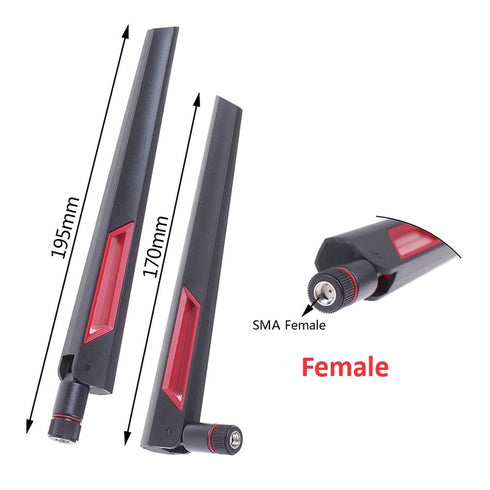2st 10 dbi Dual band WIFI-antenn 2.4G 5G 5.8Gh (RP SMA) Female