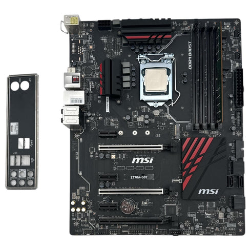 MSI Z170A-S02 Moderkort + Intel Core i5-6400 + 8GB RAM