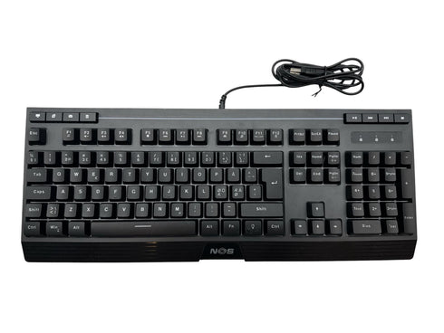 NOS K400 Gaming Tangentbord med RGB-belysning