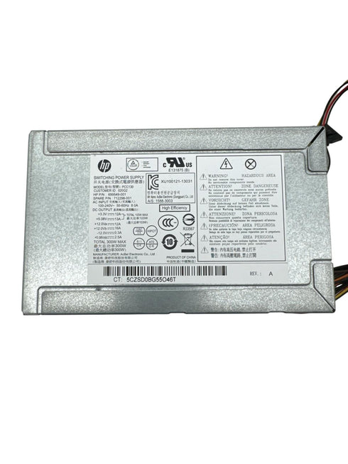 HP Nätaggregat 300W ATX 24-pin PCC130 Nätaggregat PSU (beg)