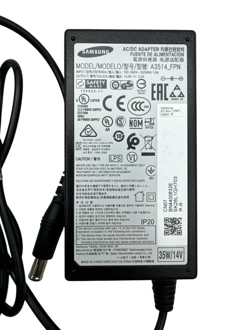 Samsung AC-adapter A3514 FPN, 14V, 2,5A, (beg)