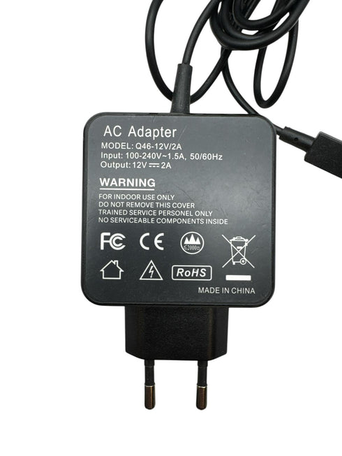 Laddare/AC-adaptrar modell Q46-12V/2A, till Asus. (beg)