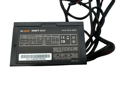 Nätaggregat/PSU - be quiet! KRAFT 600W (beg)