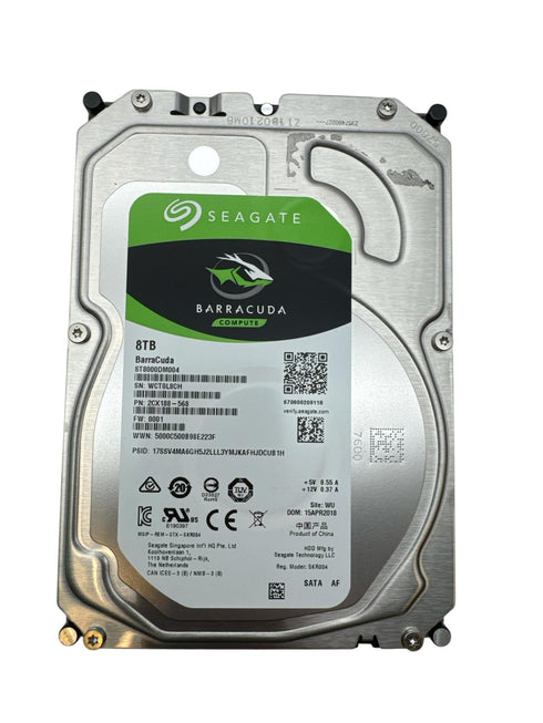 Seagate BarraCuda 8TB intern hårddisk 8TB /3.5 (beg)
