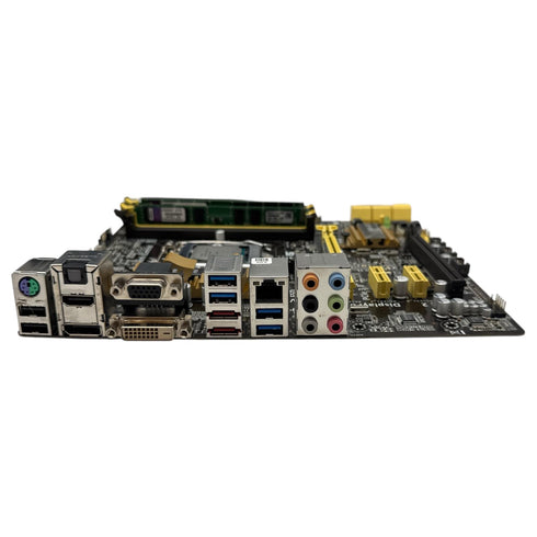 ASUS H87M-pro mATX moderkort med Processor intel core i5-4430 och RAM 8gb (beg)