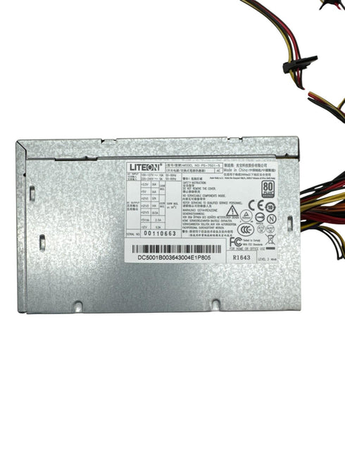 LiteOn PS-7501-5 ATX 6 pin 500W 80 Plus Bronze Nätaggregat PSU (beg)
