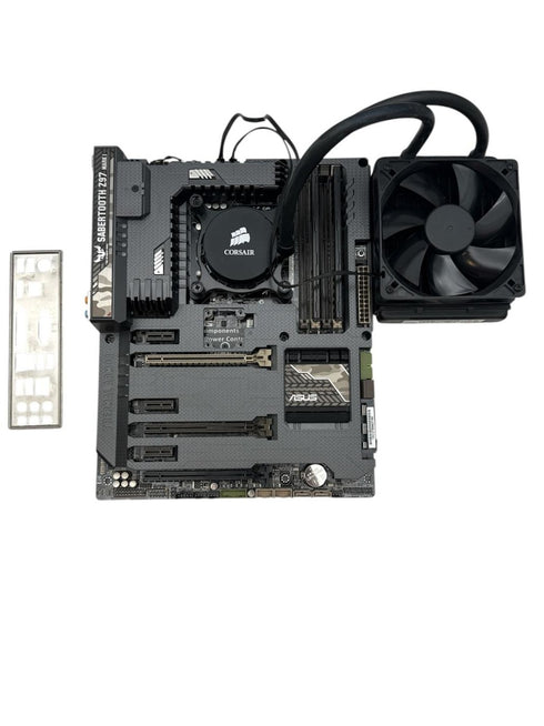 Moderkort: ASUS Sabertooth Z97 Mark 1 med Processor och RAM minne